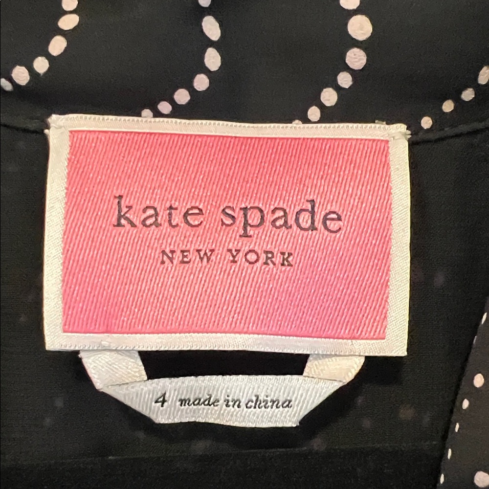 kate spade Black and White Long Sleeve Dress - Picture 2 of 6